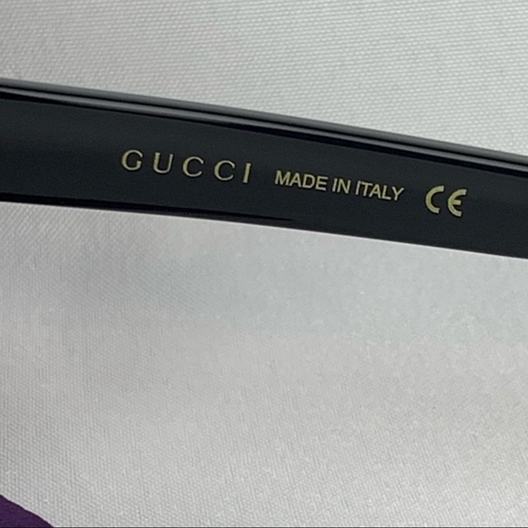 ❌SOLD❌GUCCI GG0118S 002 Black Cat Eye Sunglasses - Picture 8 of 16